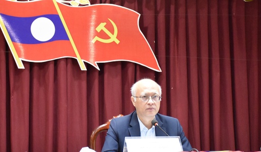 ທ່ານ ງາມປະສົງ ເມືອງມະນີ ເປັນປະທານກອງປະຊຸມຄົ້ນຄ້ວາເນື້ອໃນຮ່າງ ກົດໝາຍວ່າດ້ວຍນໍ້າເປື້ອນ