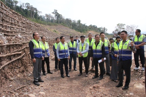 ການຟື້ນຟູ ການກໍ່ສ້າງທາງຫຼວງແຫ່ງຊາດ ເລກ 8 (ຊ້ວງໄດ້ຮັບຜົນກະທົບໄພພິບັດໃນປີ2023 ໄລຍະ 8 ກມ) ສໍາເລັດ 95.05%