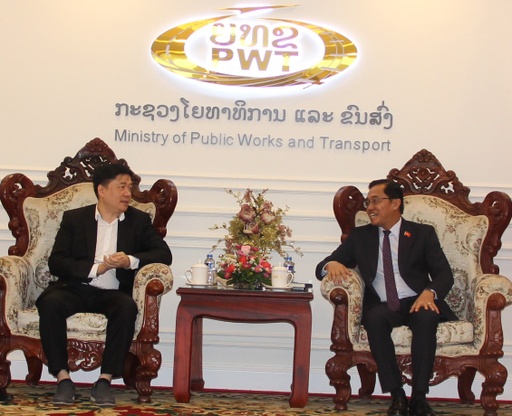 ທ່ານລັດຖະມົນຕີ ຕ້ອນຮັບການເຂົ້າຢ້ຽມຂໍ່ານັບຂອງ ປະທານສະພາບໍລິຫານ ບໍລິສັດ ໂກນິນໂກ